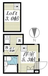 フルーレ高円寺の物件間取画像